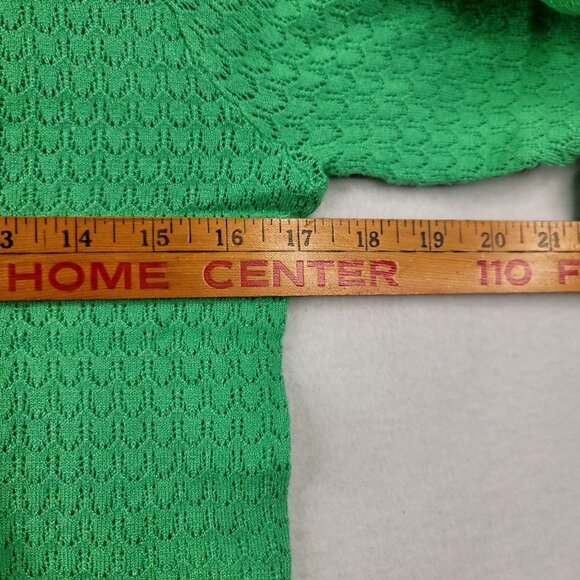 Wild Fable Women Mint Green Long Sleeve Cropped Knit Top Thumb Holes Medium NWT - Picture 6 of 8